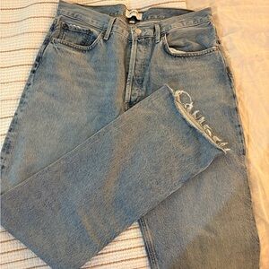 Agolde Lana straight leg jeans